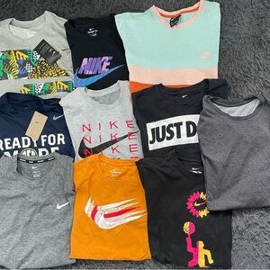 Men Large Nike T-shirt lot bundle of 10